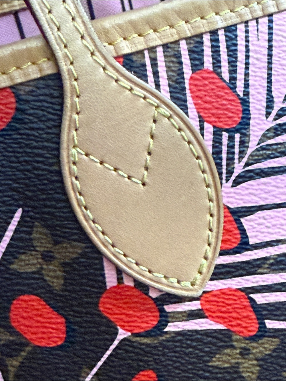 Authentic Louis Vuitton Jungle Dots Neverfull MM Medium & Sarah Wallet Monogram - Picture 3 of 12